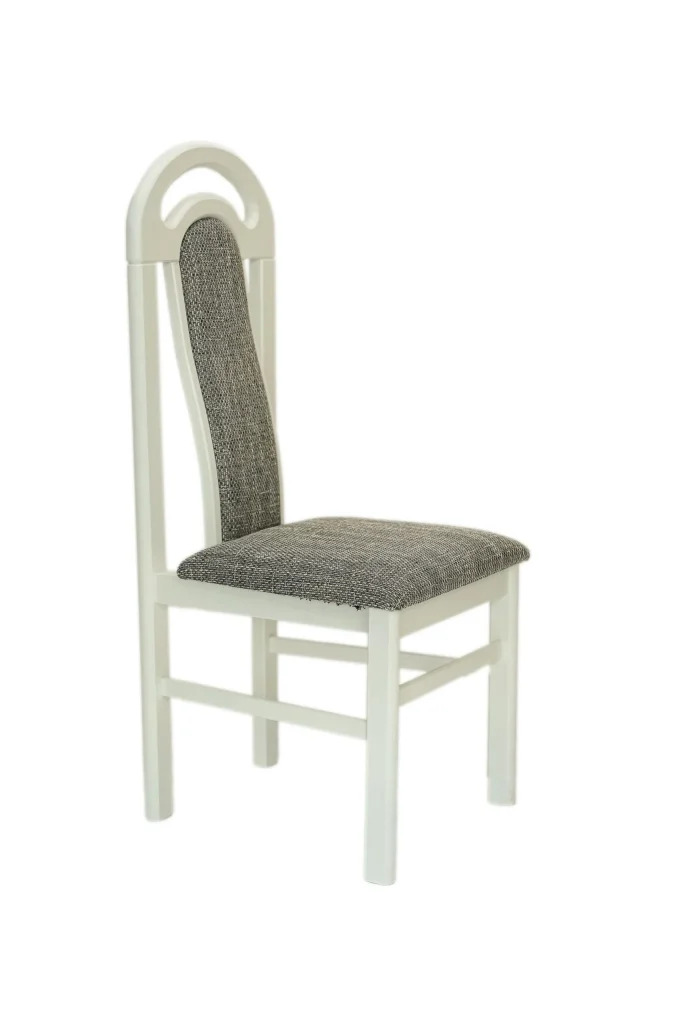 Scaun de lemn de fag 110x50x46 cm, nuanta alb