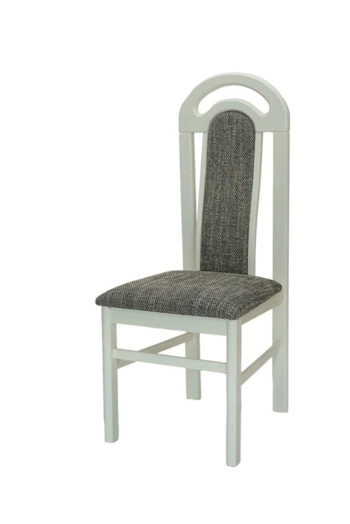 Scaun de lemn de fag 110x50x46 cm, nuanta alb