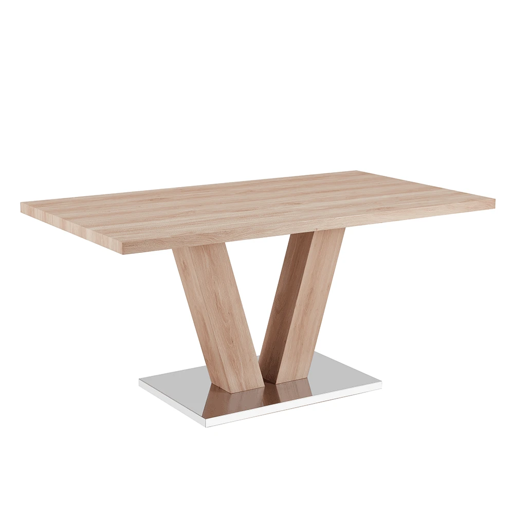 Masa dining, stejar deschis, 160x90 cm, HESTON