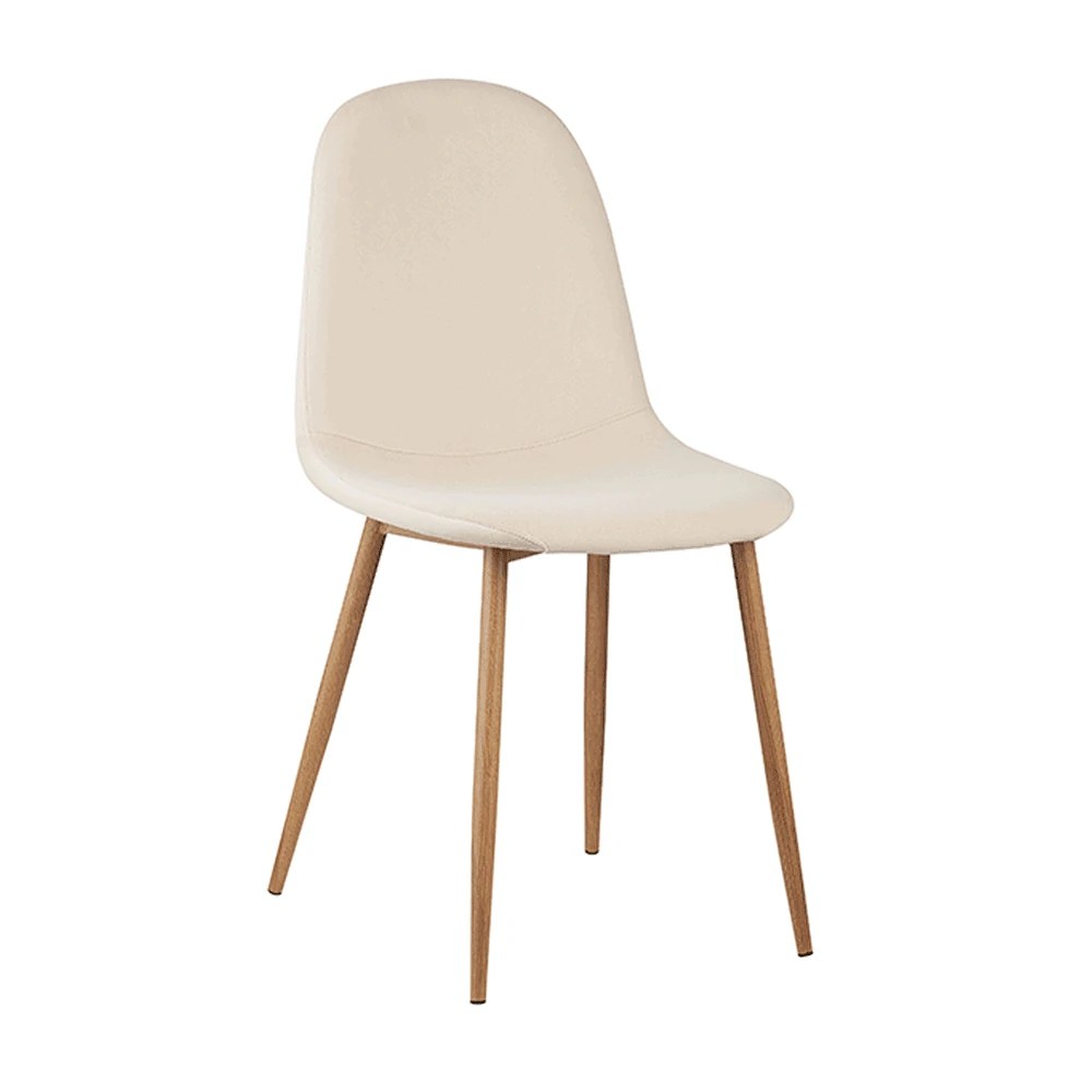 Scaun, tesatura catifea bej / fag, LEGA