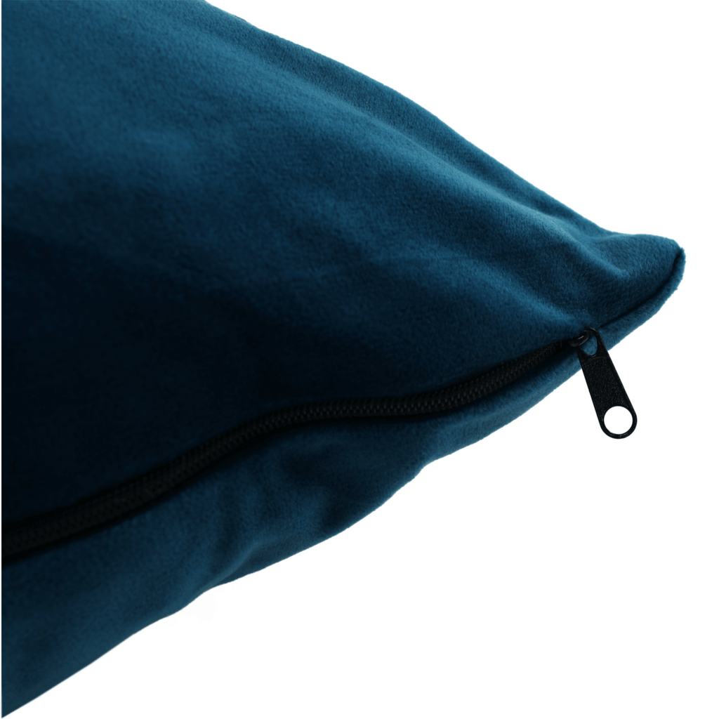 Fotoliu rotund, tesatura albastru din catifea, SALOTO