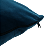 Fotoliu rotund, tesatura albastru din catifea, SALOTO