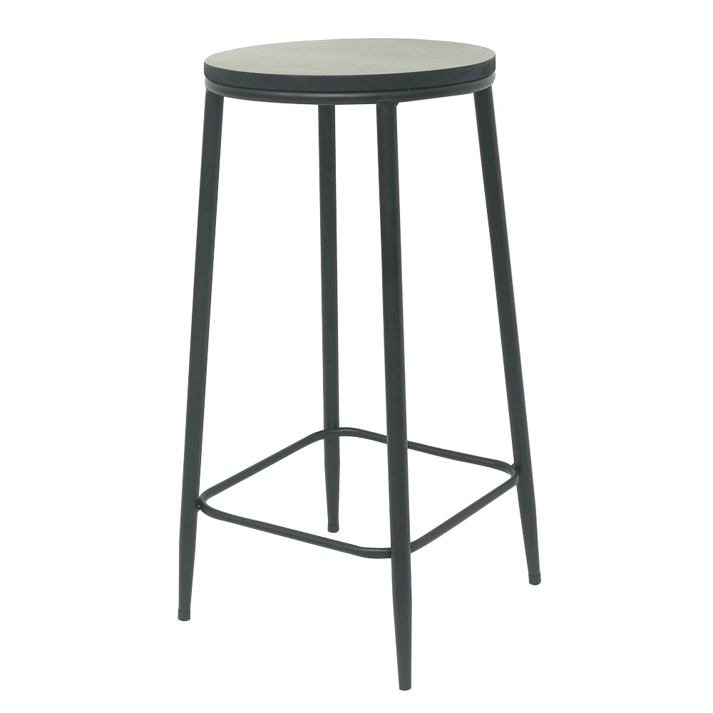 Scaun de bar, negru, HAMIA