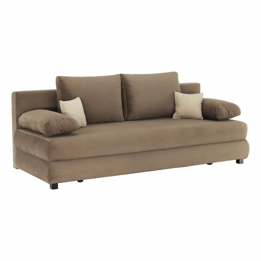 Canapea extensibila, textil capuccino/bej, CLIV