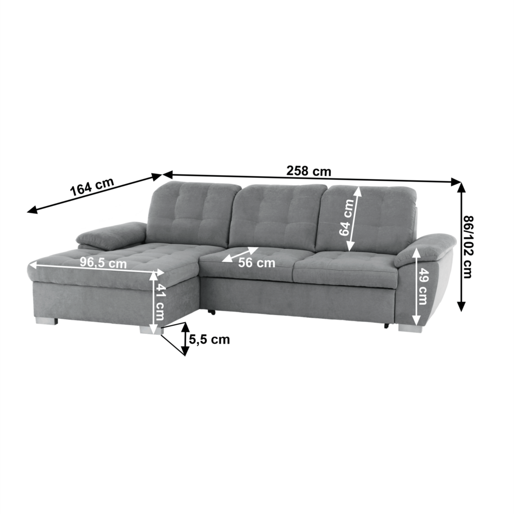 Coltar, tesatura gri, stanga, EVANGELIN