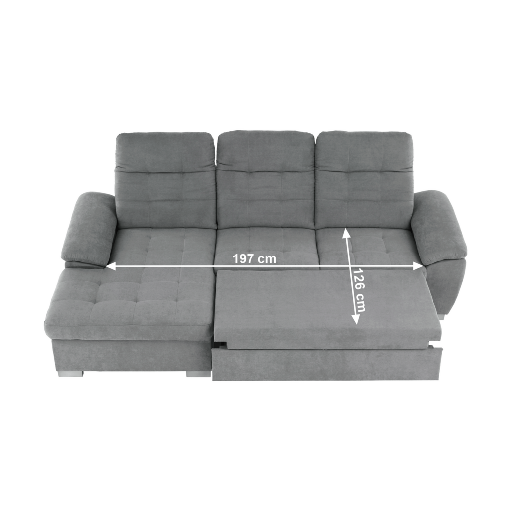 Coltar, tesatura gri, stanga, EVANGELIN