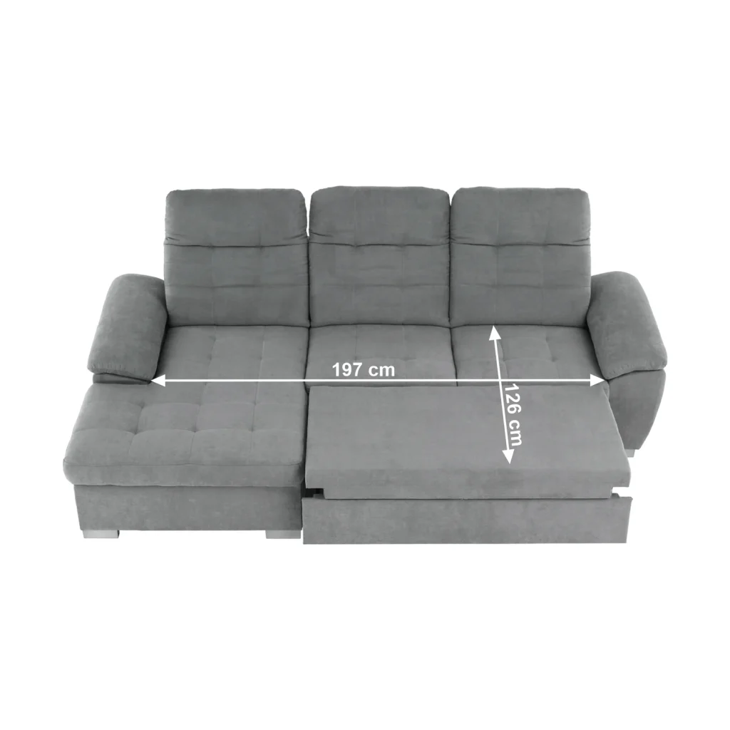 Coltar, tesatura gri, stanga, EVANGELIN