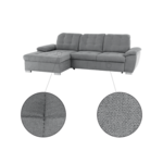 Coltar, tesatura gri, stanga, EVANGELIN