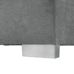 Coltar, tesatura gri, stanga, EVANGELIN