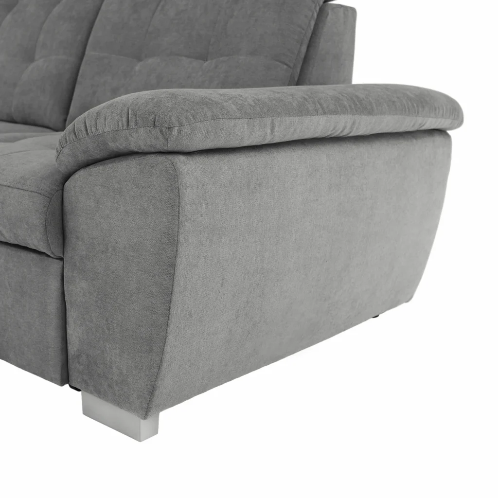 Coltar, tesatura gri, stanga, EVANGELIN