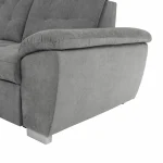 Coltar, tesatura gri, stanga, EVANGELIN