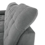 Coltar, tesatura gri, stanga, EVANGELIN