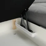 Coltar, tesatura gri, stanga, EVANGELIN