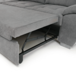 Coltar, tesatura gri, stanga, EVANGELIN