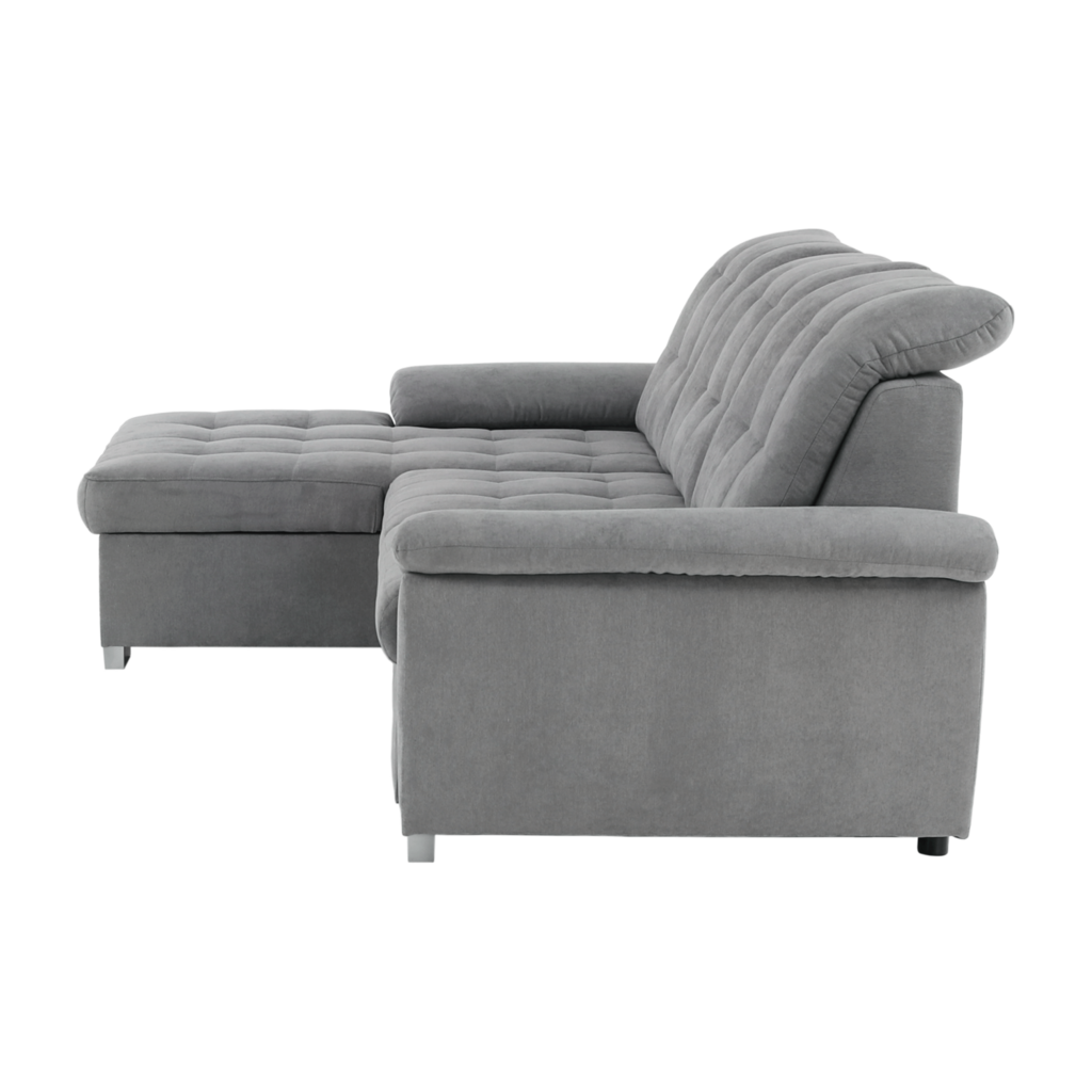 Coltar, tesatura gri, stanga, EVANGELIN