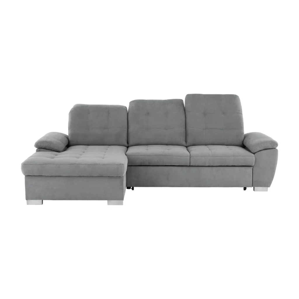 Coltar, tesatura gri, stanga, EVANGELIN