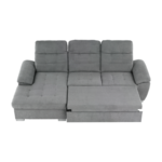 Coltar, tesatura gri, stanga, EVANGELIN