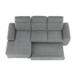 Coltar, tesatura gri, stanga, EVANGELIN