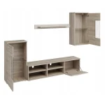 Mobilier de perete living, stejar sonoma FRONTAL 1 NEW