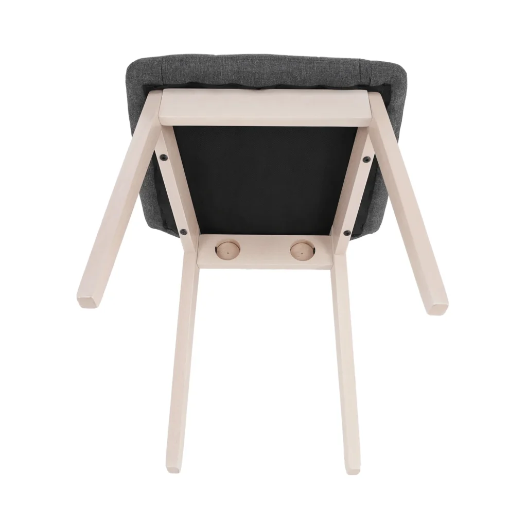 Set dining, fag deschis / tesatura gri, GALIO 1 + 4