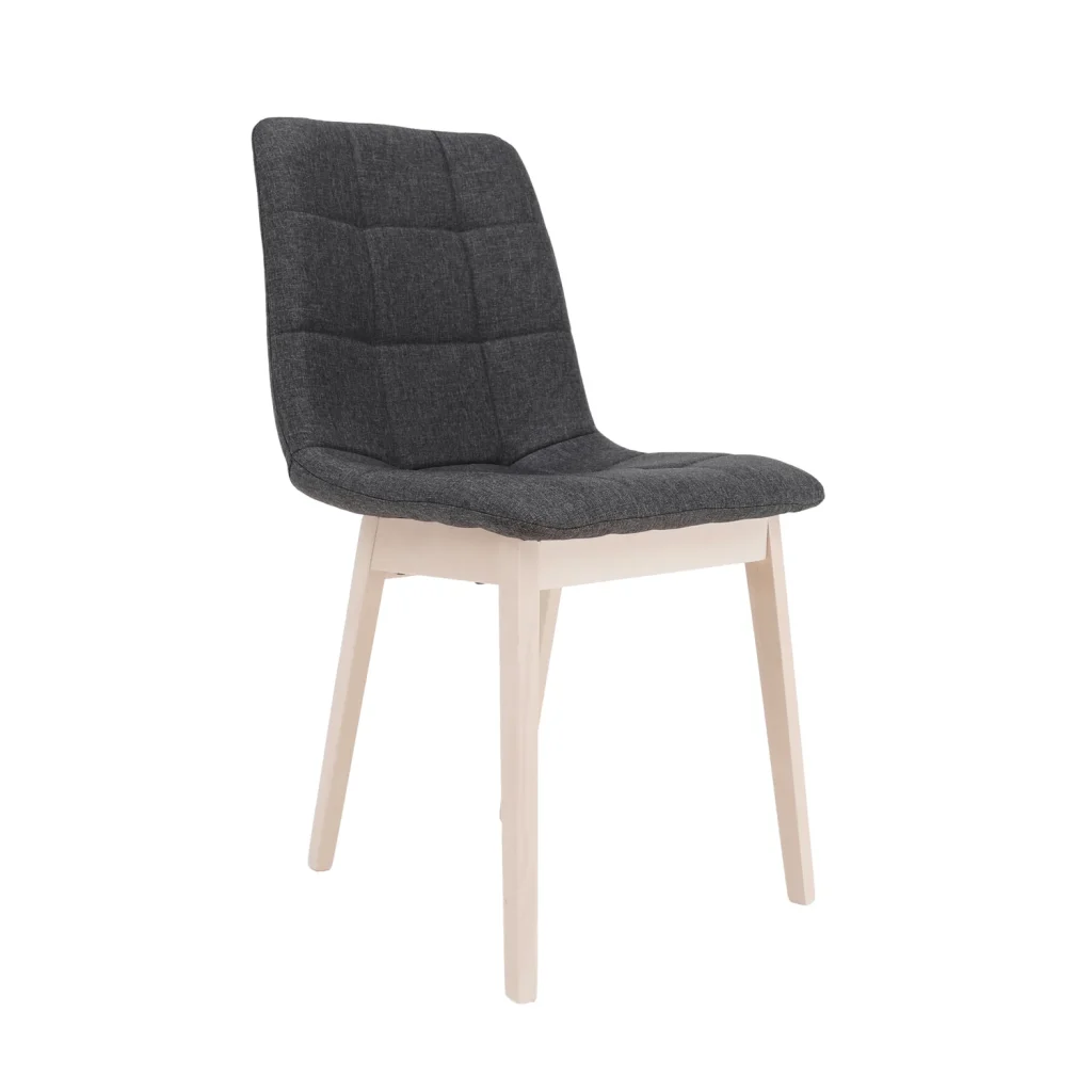 Set dining, fag deschis / tesatura gri, GALIO 1 + 4