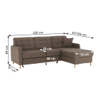 Coltar universal, maro, VISBY