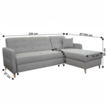 Coltar universal, gri mix, VISBY