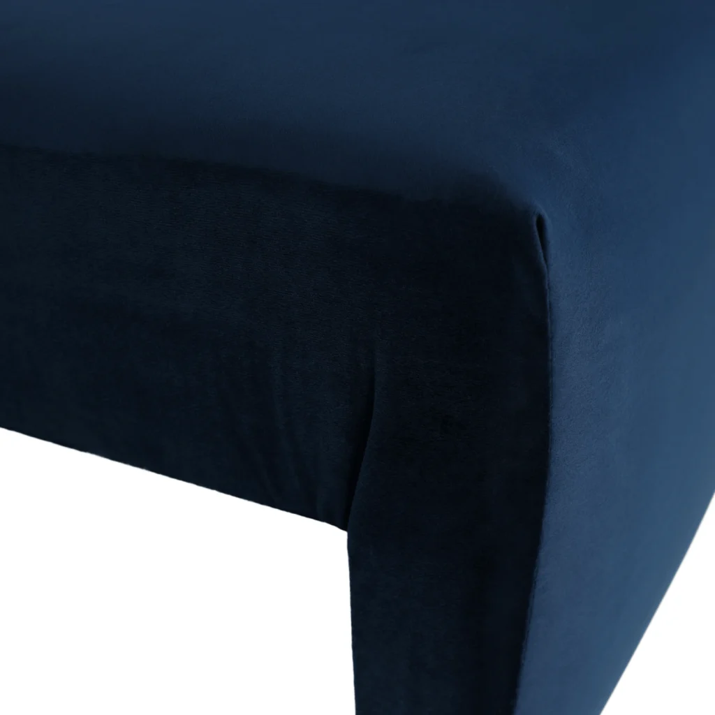 Canapea 3 locuri, tesatura albastra Paris Riviera, ALANA