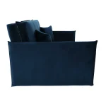 Canapea 3 locuri, tesatura albastra Paris Riviera, ALANA