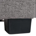 Canapea extensibila, suvite gri, stanga, FOSA ROH