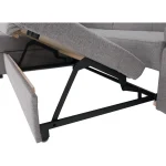 Canapea extensibila, suvite gri, stanga, FOSA ROH