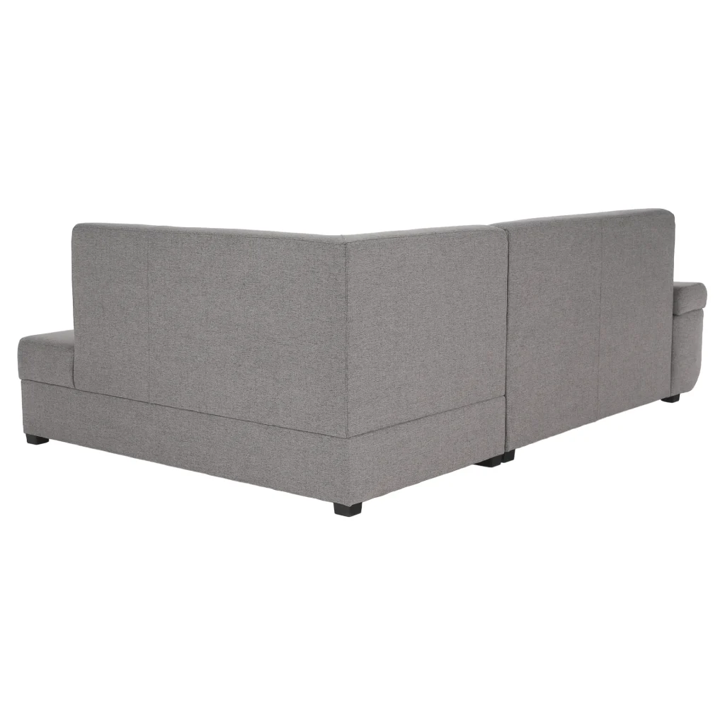 Canapea extensibila, suvite gri, dreapta, FOSA ROH