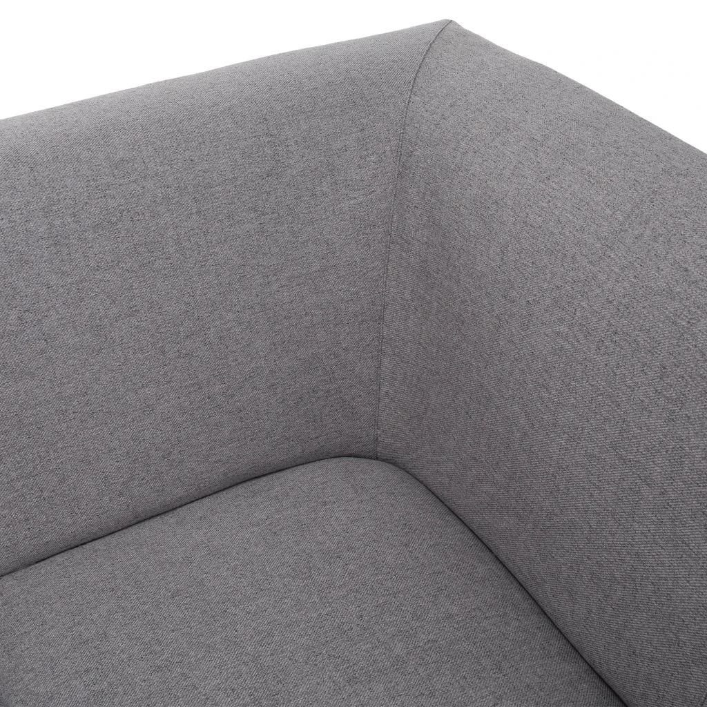 Canapea extensibila, suvite gri, dreapta, FOSA ROH