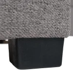 Canapea extensibila, suvite gri, dreapta, FOSA ROH