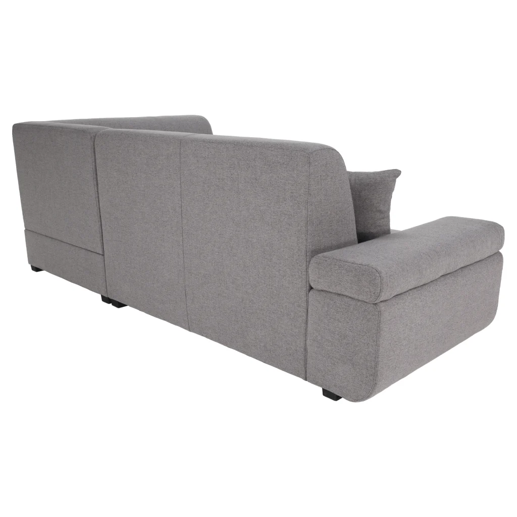 Canapea extensibila, suvite gri, dreapta, FOSA ROH