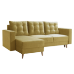 Canapea extensibila, galben, stanga, BLEKY ROH