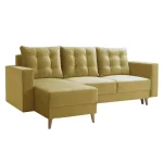Canapea extensibila, galben, stanga, BLEKY ROH