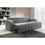 Canapea extensibila, culoare gri, PORIMA