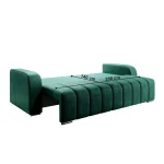 Canapea extensibila, culoare smarald, PORIMA