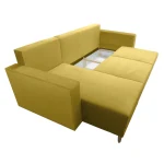 Canapea extensibila, galben, stanga, BLEKY ROH