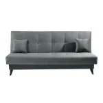 Canapea extensibila cu spatiu de depozitare, gri, URGO