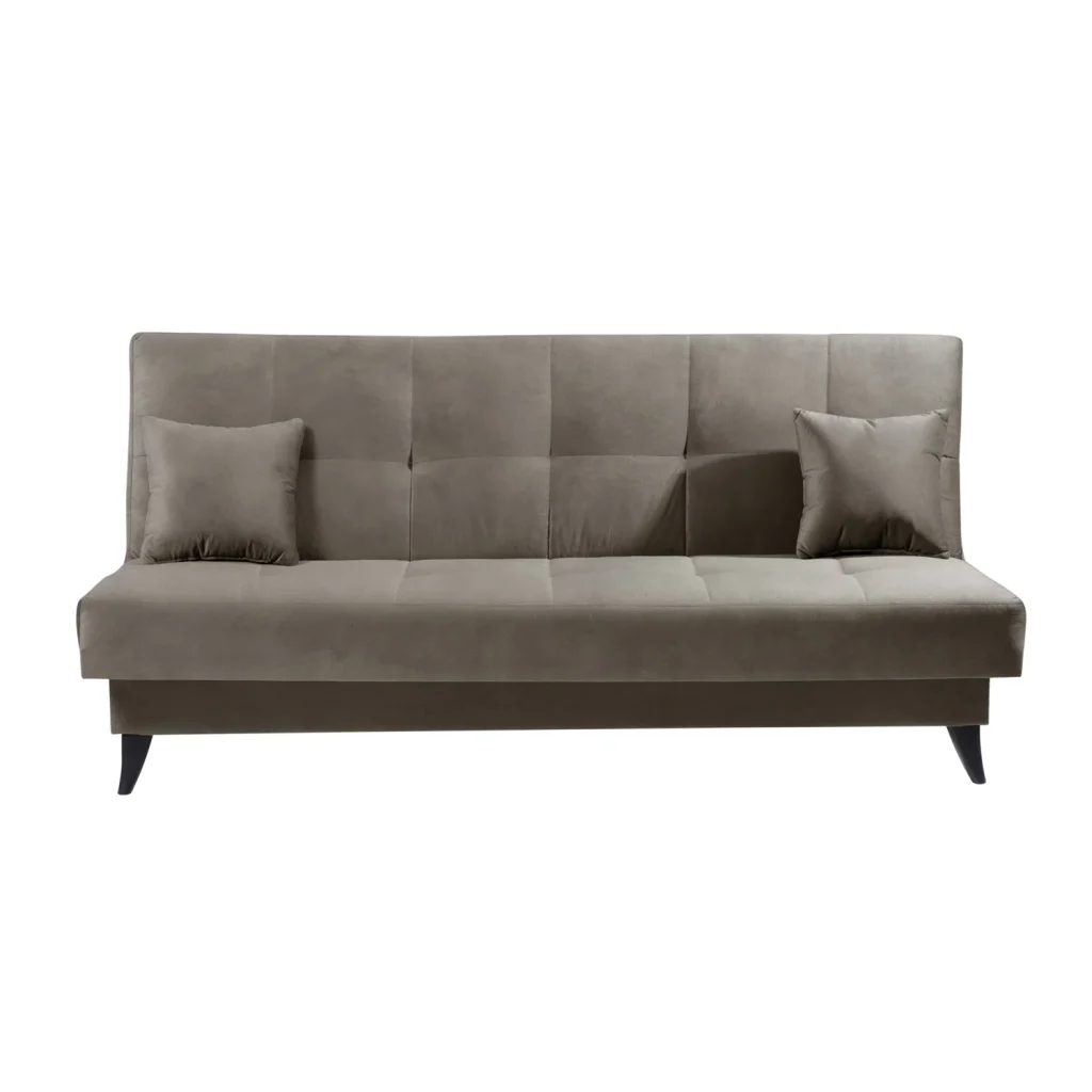 Canapea extensibila cu spatiu depozitare, gri-bej Taupe, URGO