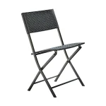 Set ratan de gradina 1+2, negru, FARUK