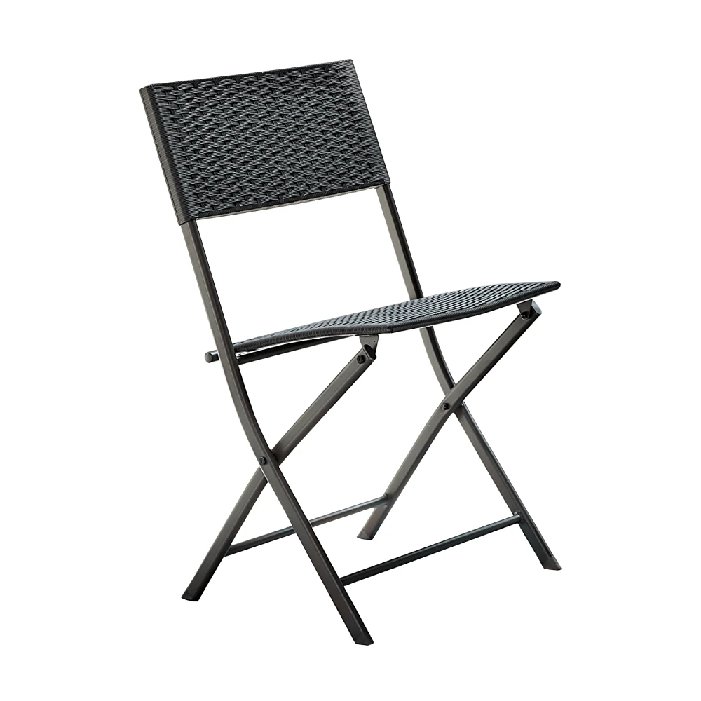 Set ratan de gradina 1+2, negru, FARUK