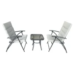 Set gradina 1+2, gri / gri inchis, MUSON