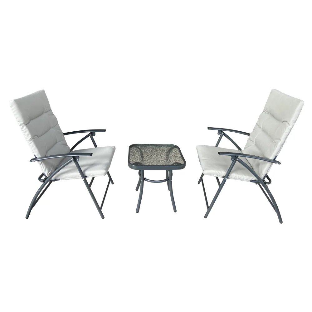 Set gradina 1+2, gri / gri inchis, MUSON