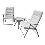 Set gradina 1+2, gri / gri inchis, MUSON