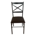 Set de sufragerie 1+4, stejar Sonoma / negru / maro, NAREN