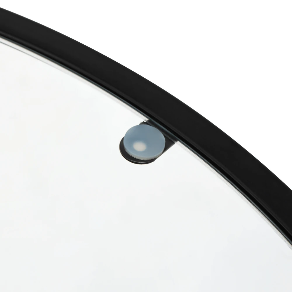 Masuta de cafea, neagra / sticla / metal, PARLAN