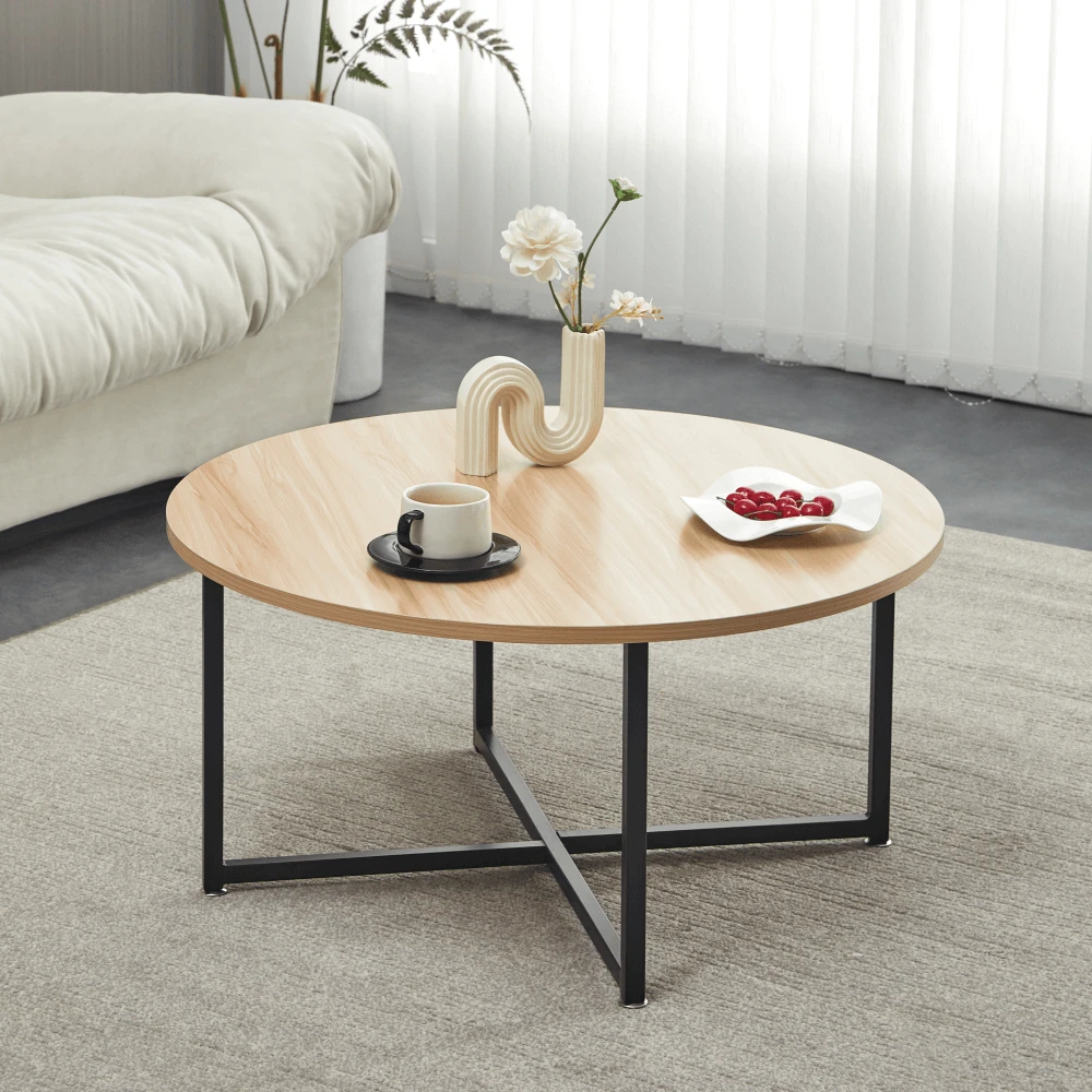 Masuta de cafea, stejar / negru, SAFRON